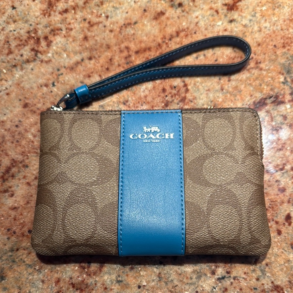 Coach Signature Wristlet